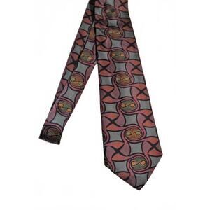 Vintage HALSTON III 3.75 X 58 Inch Mod Silk Necktie